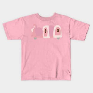 catepillar - pink Kids T-Shirt